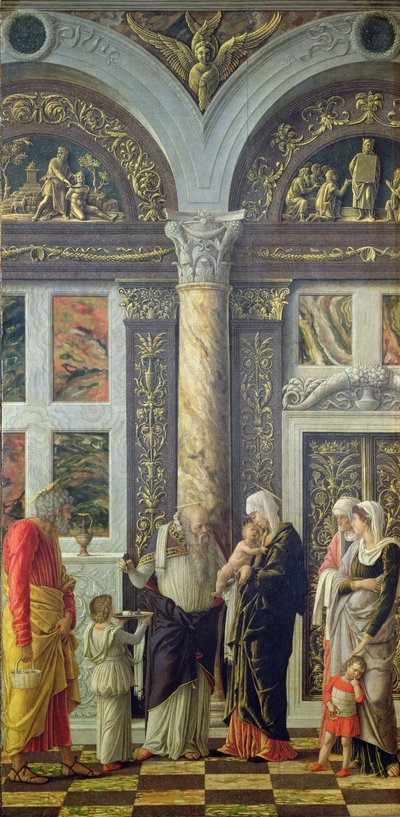 The Circumcision, central panel from the Altarpiece, c.1466 by Andrea Mantegna